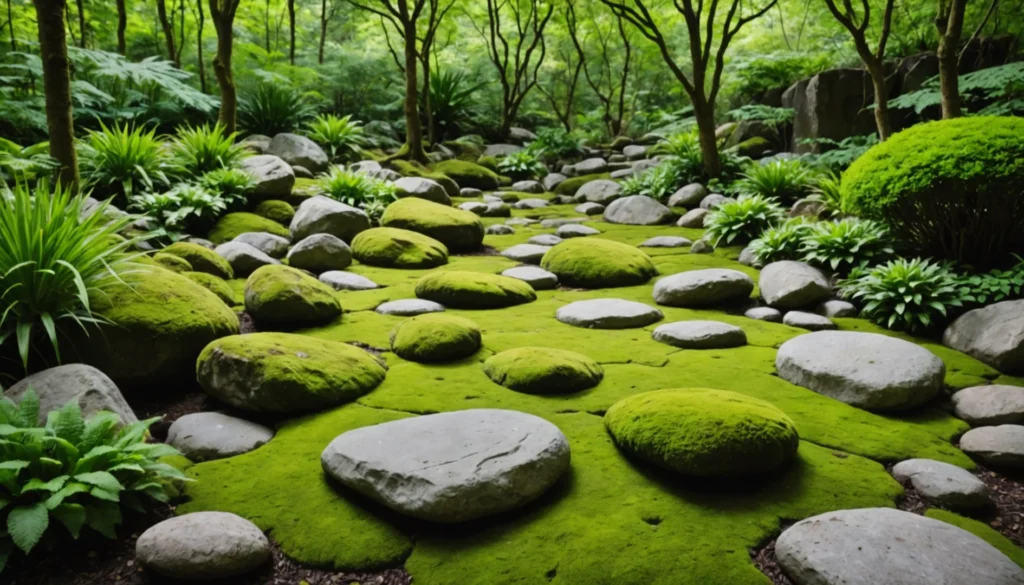 plantes pour jardin de rocaille ombragé