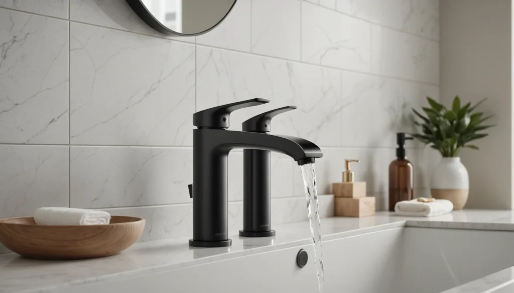 expériences avec robinets noirs Hansgrohe