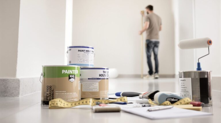 combien de litre de peinture pour une maison de 100m2