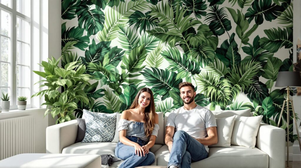 Papier peint jungle : tendance 2026 ?