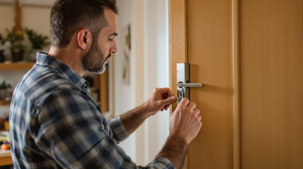 serrure applique verticale