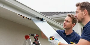 Soffite en aluminium endommagé : réparer ou remplacer la section complète?