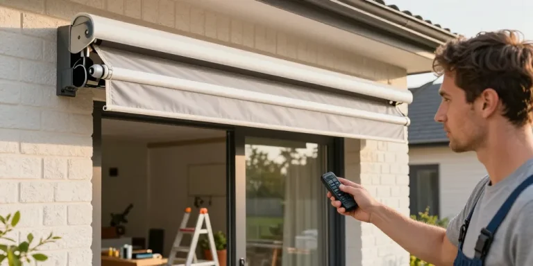 store fenetre exterieur electrique