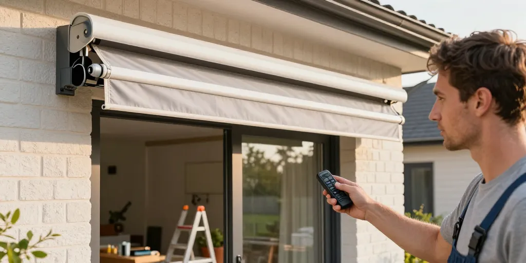 Store fenêtre extérieur électrique : l’enrouleur ou la banne, comment choisir ?
