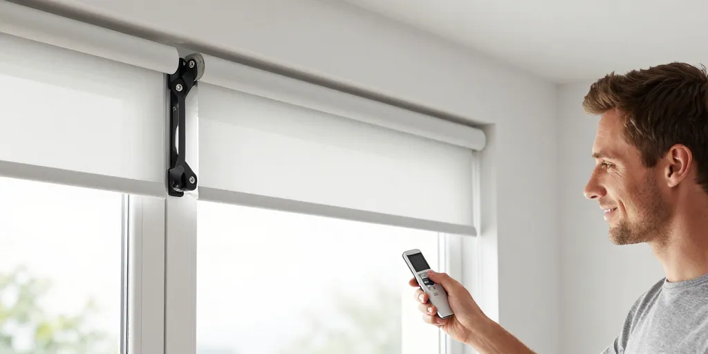 Store intérieur électrique sans fil : la technique de pose sans perçage