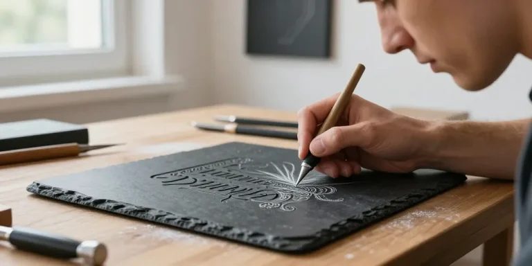 Personnaliser sa décoration intérieure avec une ardoise gravée